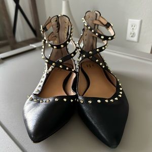 JLo Ankle Studded Ayaba flats Size 7.5